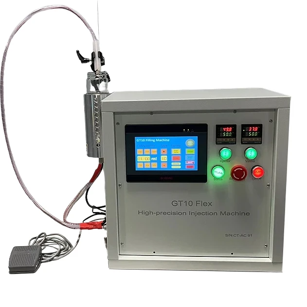 Germany High Precision Extracts Cannbis Oil Automatic Vape Hardware & Cartridge Filling Machine 1ml 2ml THC HHC Thick Oil Filling Machine