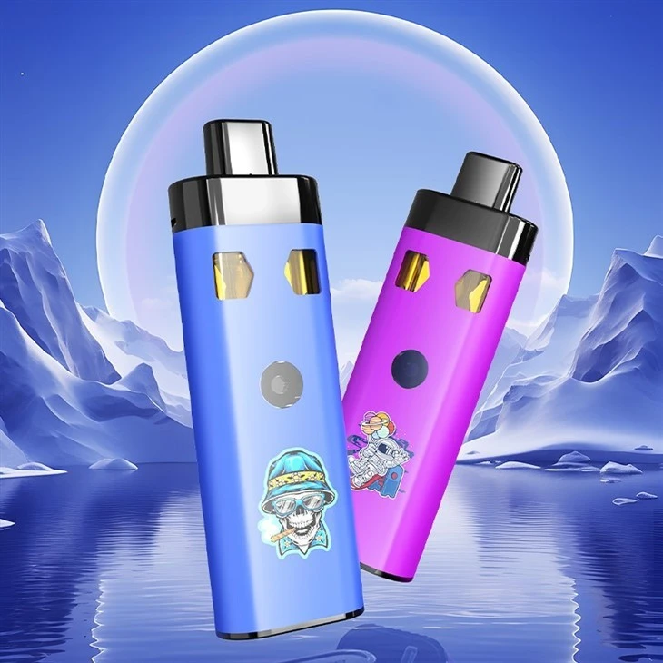 LA CBD Vaporizer Hot Selling 1ml+1ml 2G Dual Chamber Vapor Distillate Disposable Vape Pen